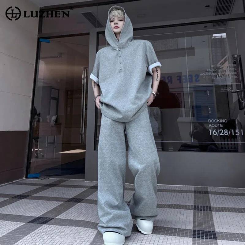 Men'S Fashion For Summer 2026 - LUZHEN Original Tops Sleeve 2026 Short