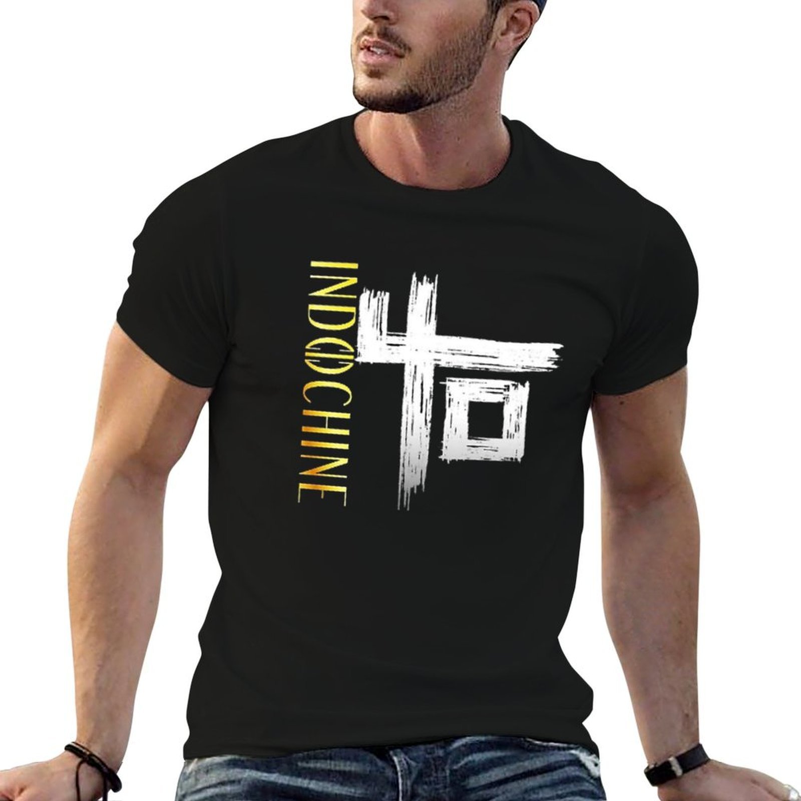 Men'S Fashion Genres - Best of Indochine band logo2 exselna