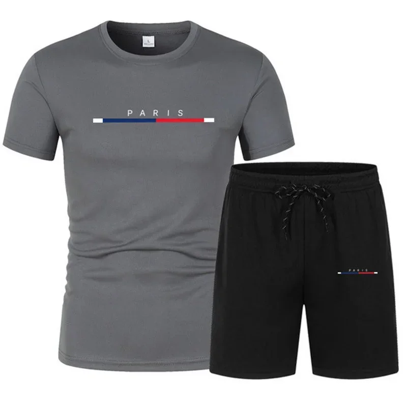 Men'S Fashion For Summer 2026 - 2026 fashionable casual two-piece sportswear quick-dry