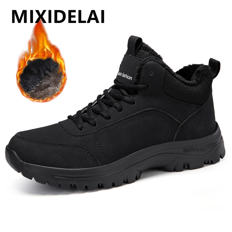 Men'S Fashion Footwear - Winter Men's Boots Warm Plush Men's