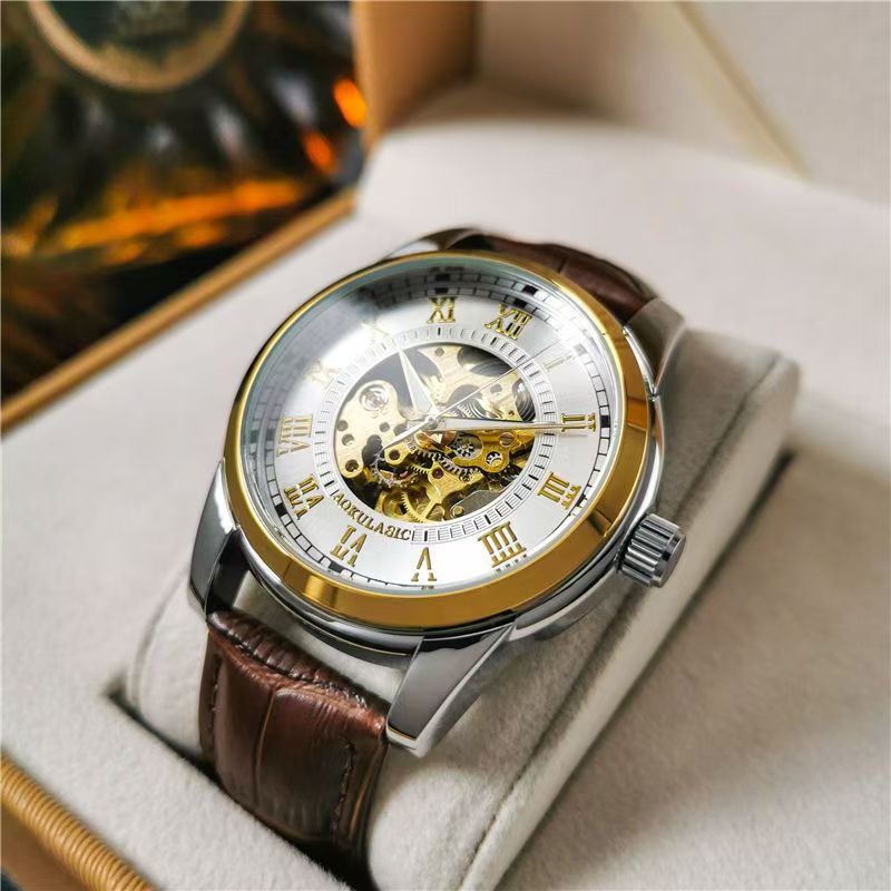 Mens Fashion Young - Elegant Men's Automatic Mechanical Watch with