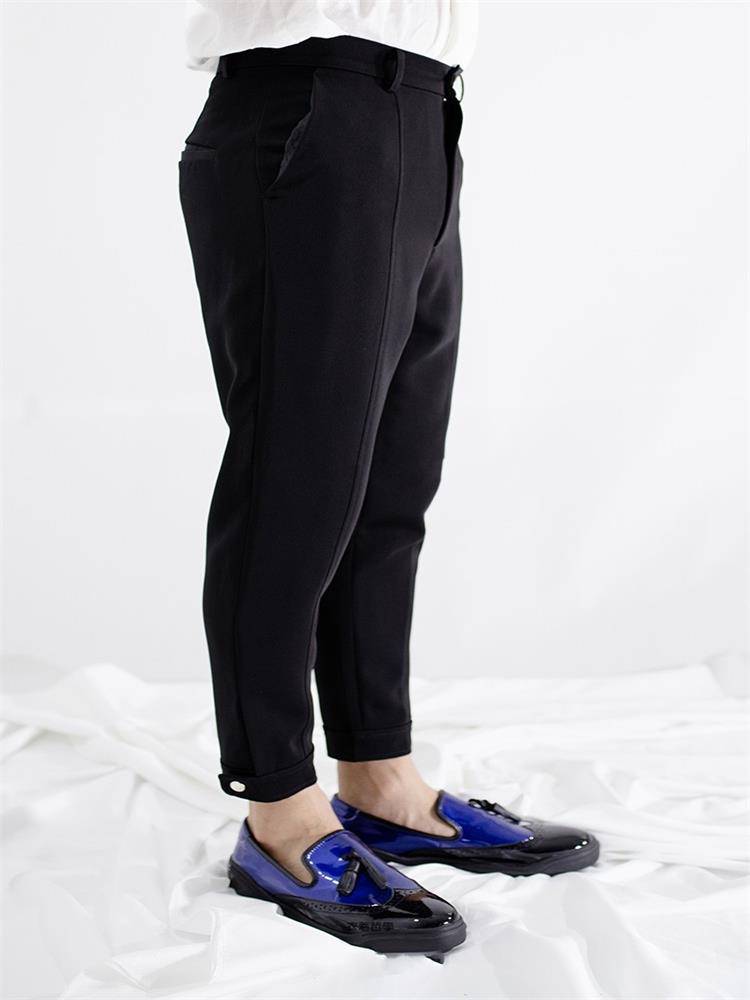 Mens Fashion Urban - Men's new casual straight trousers slim