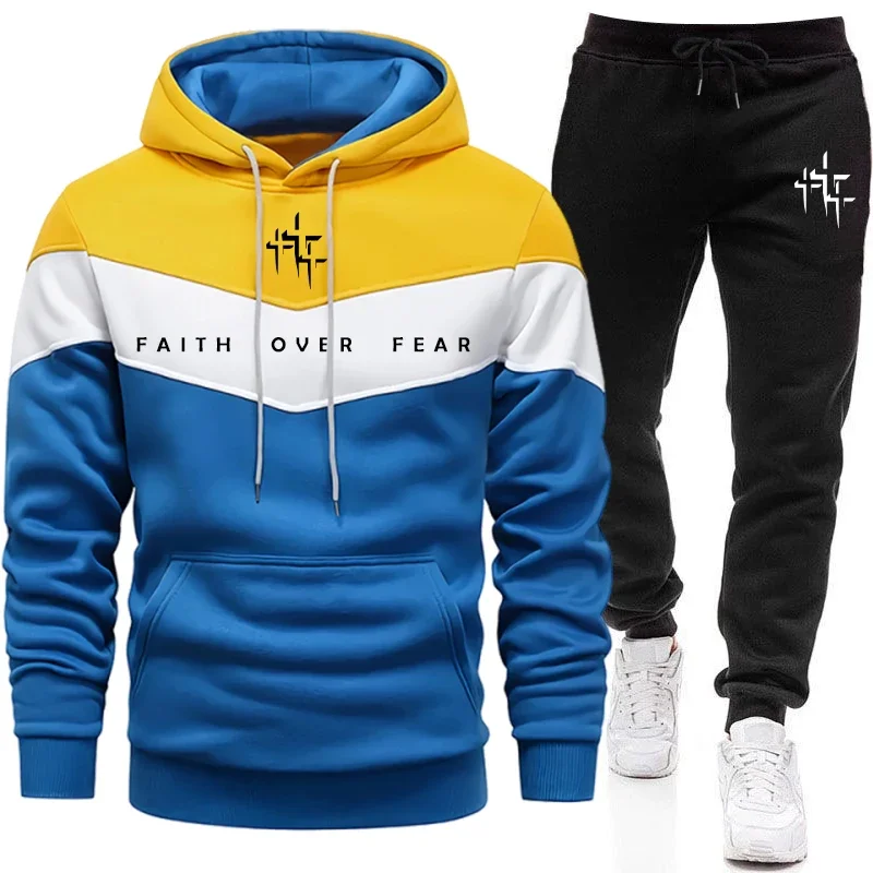 Faith Over Fear Men's Tracksui - огляд і ціна Mens Fashion Urban
