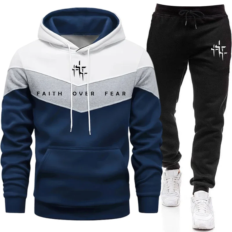 Faith Over Fear Men's Tracksui - огляд і ціна Mens Fashion Urban