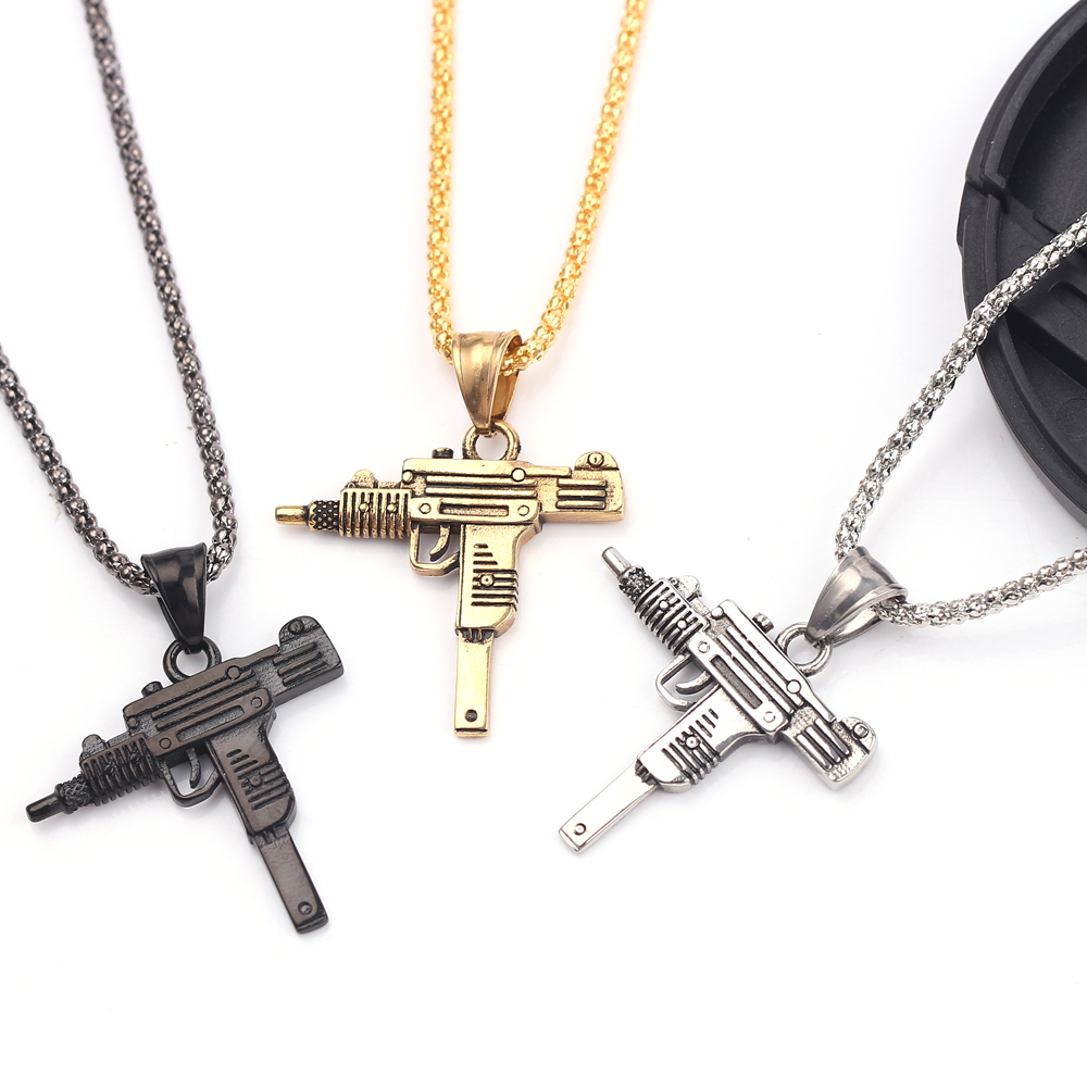 Punk Uzi Pistol Machine Gun Ne - огляд і ціна Men'S Fashion Accessories