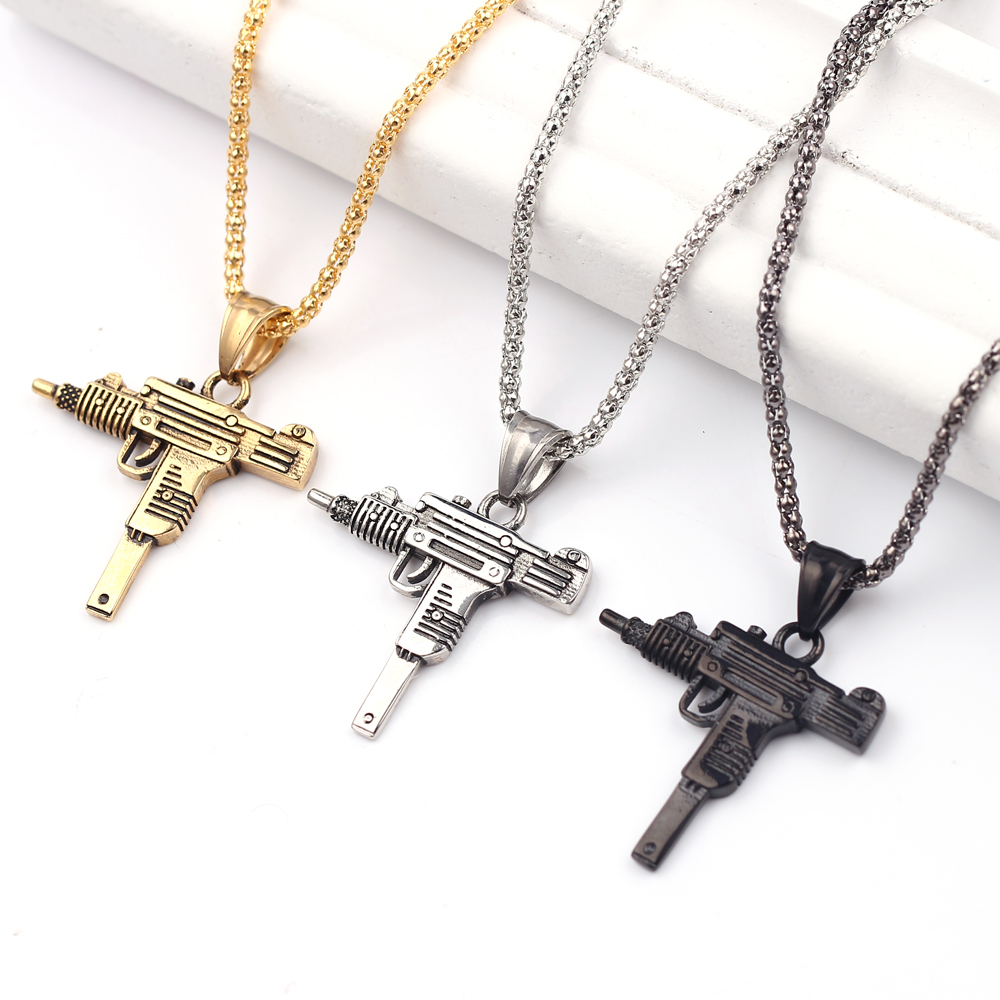 Punk Uzi Pistol Machine Gun Ne - огляд і ціна Men'S Fashion Accessories