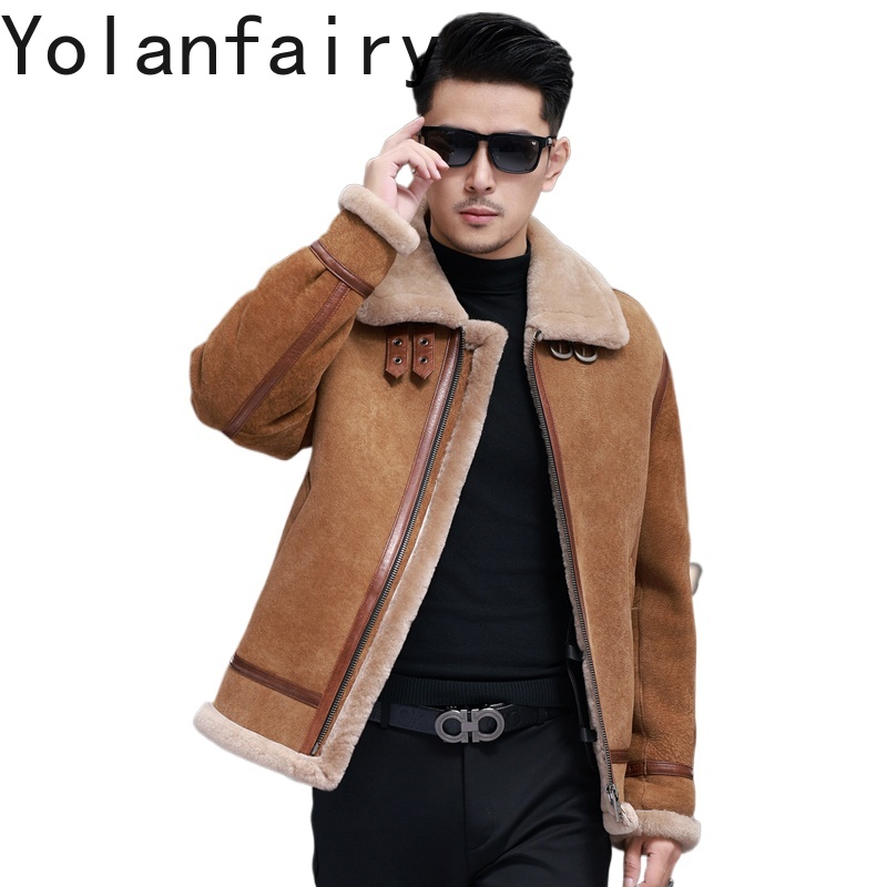YOLANFAIRY High Quality Real S - огляд і ціна Men'S Fashion Zipper Jacket
