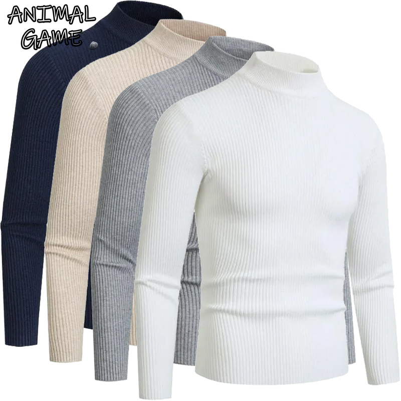Animal Game Autumn Men's Mock  - огляд і ціна Turtleneck Sweater Men