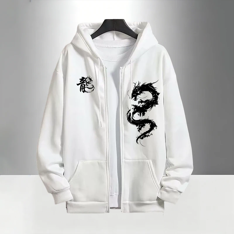 Chinese Dragon Print Tracksuit - огляд і ціна Mens Fashion Urban