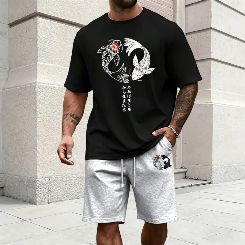 Japanese Yinyang Pattern Men's - огляд і ціна Mens Fashion Urban