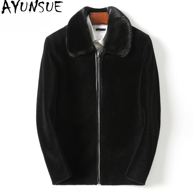 AYUNSUE Casual 100% Wool Coats - огляд і ціна Men'S Fashion Zipper Jacket