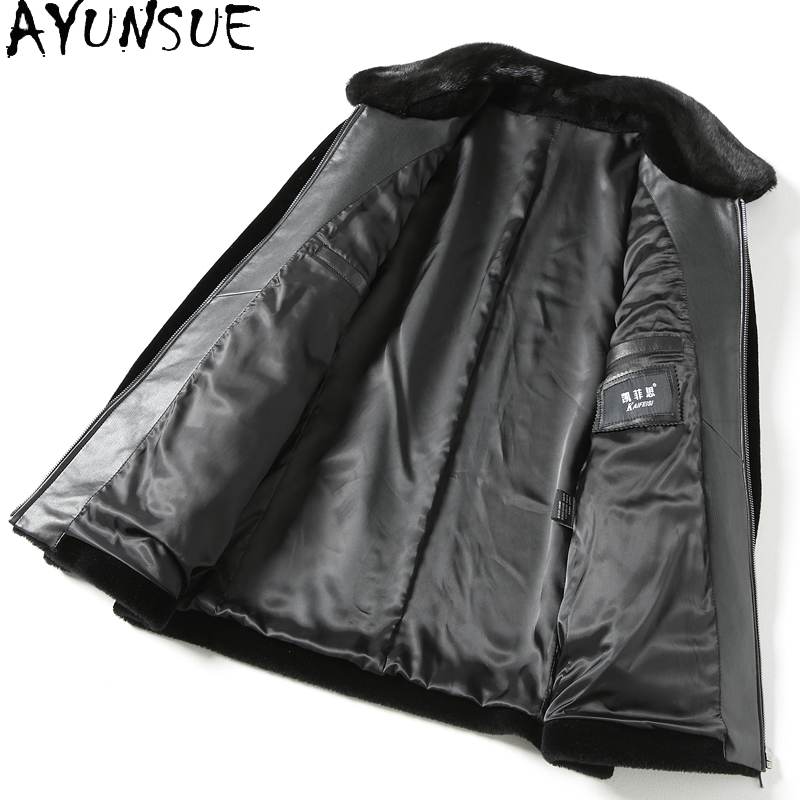 AYUNSUE Casual 100% Wool Coats - огляд і ціна Men'S Fashion Zipper Jacket