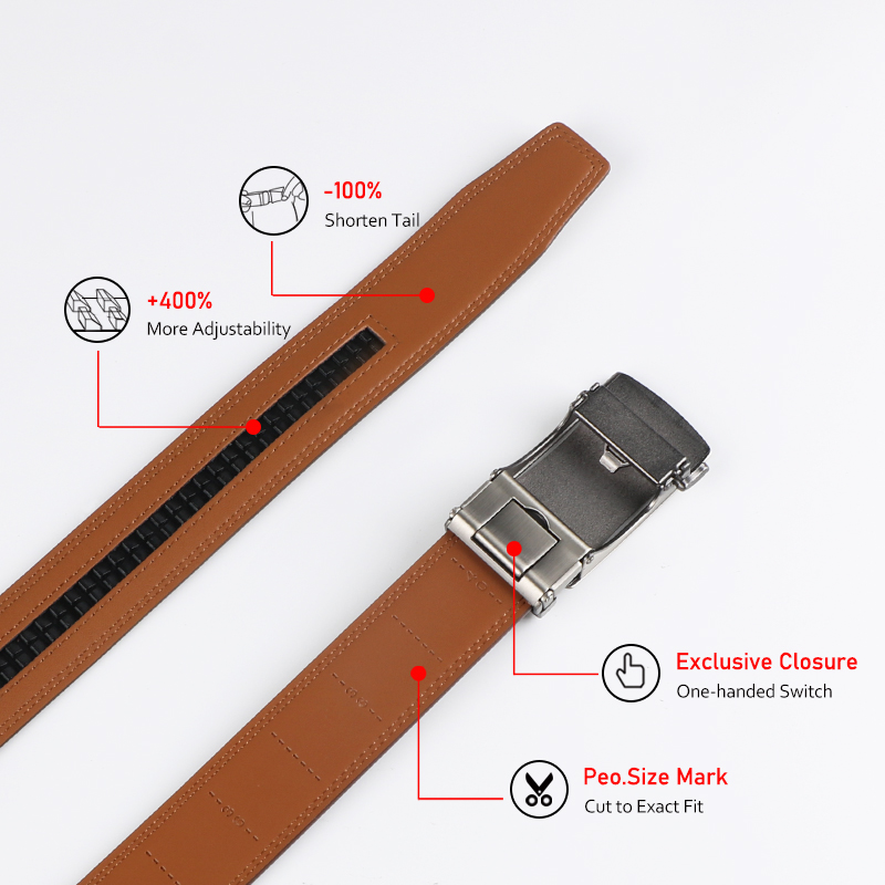 Genuine Leather Ratchet Belt f - огляд і ціна Leather Belt Braided