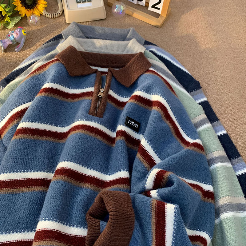 Japan Men's Y2K Knitted Warm P - огляд і ціна Turtleneck Sweater Men