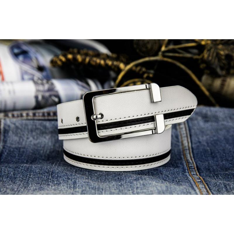 120CM Men Belt White Luxury Cl - огляд і ціна Leather Belt Braided