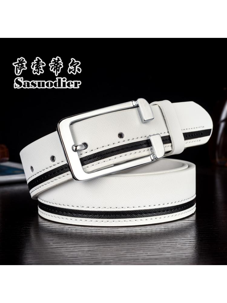 120CM Men Belt White Luxury Cl - огляд і ціна Leather Belt Braided