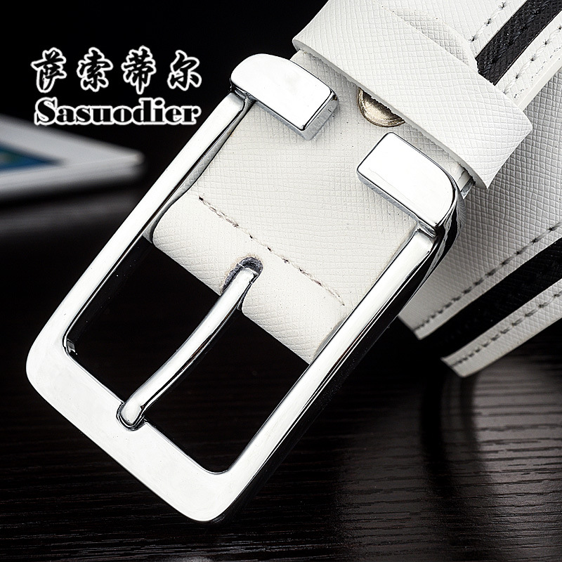 120CM Men Belt White Luxury Cl - огляд і ціна Leather Belt Braided