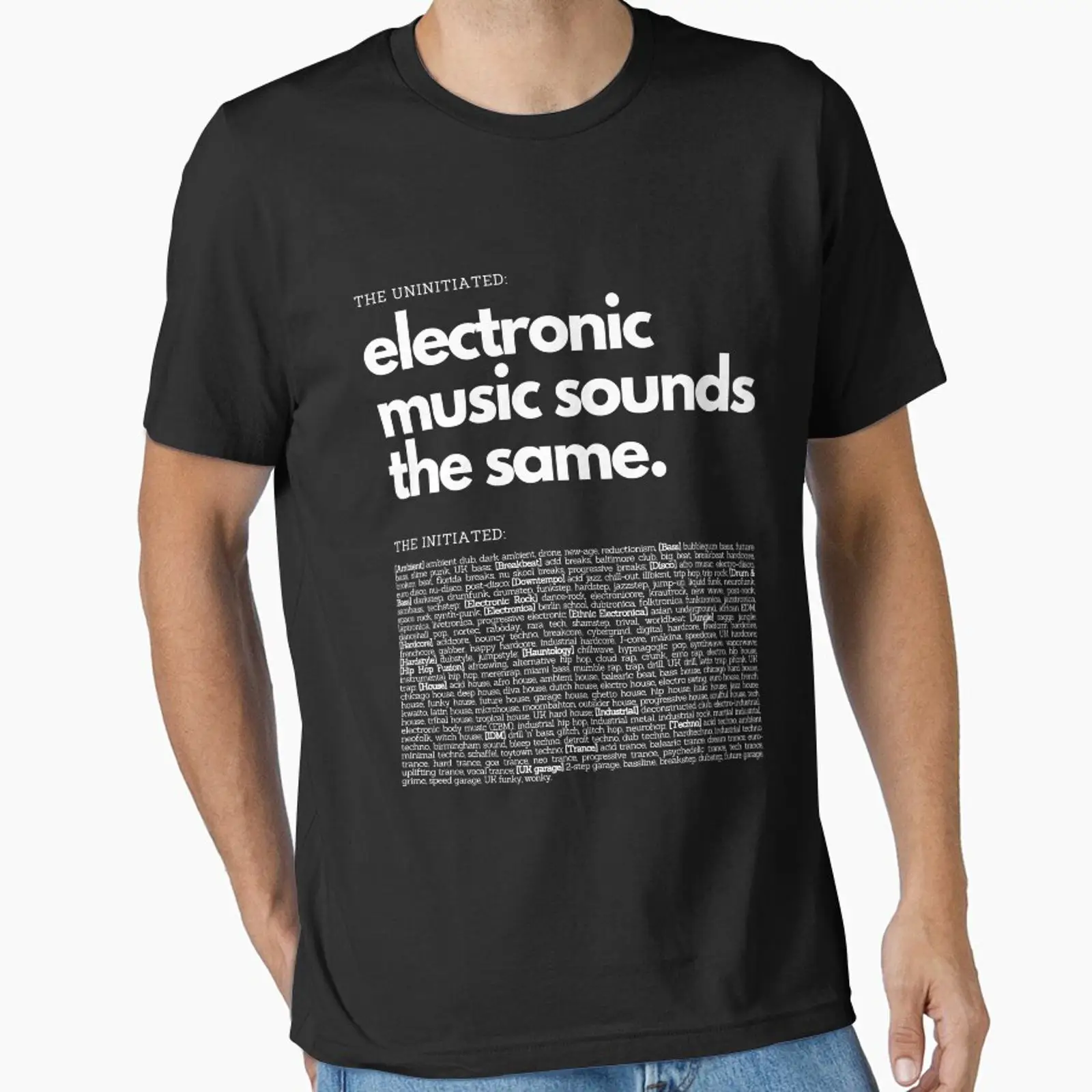 Electronic Music Genre Funny T - огляд і ціна Men'S Fashion Genres