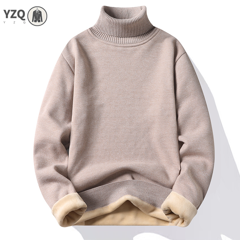 Mens Cold Weather High Neck Pu - огляд і ціна Turtleneck Sweater Men