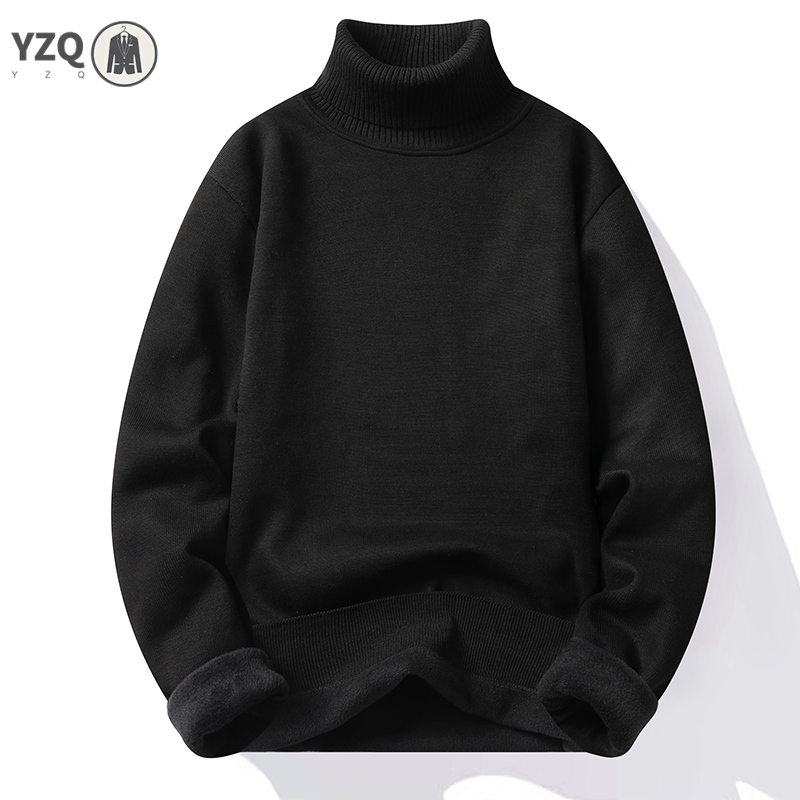 Mens Cold Weather High Neck Pu - огляд і ціна Turtleneck Sweater Men