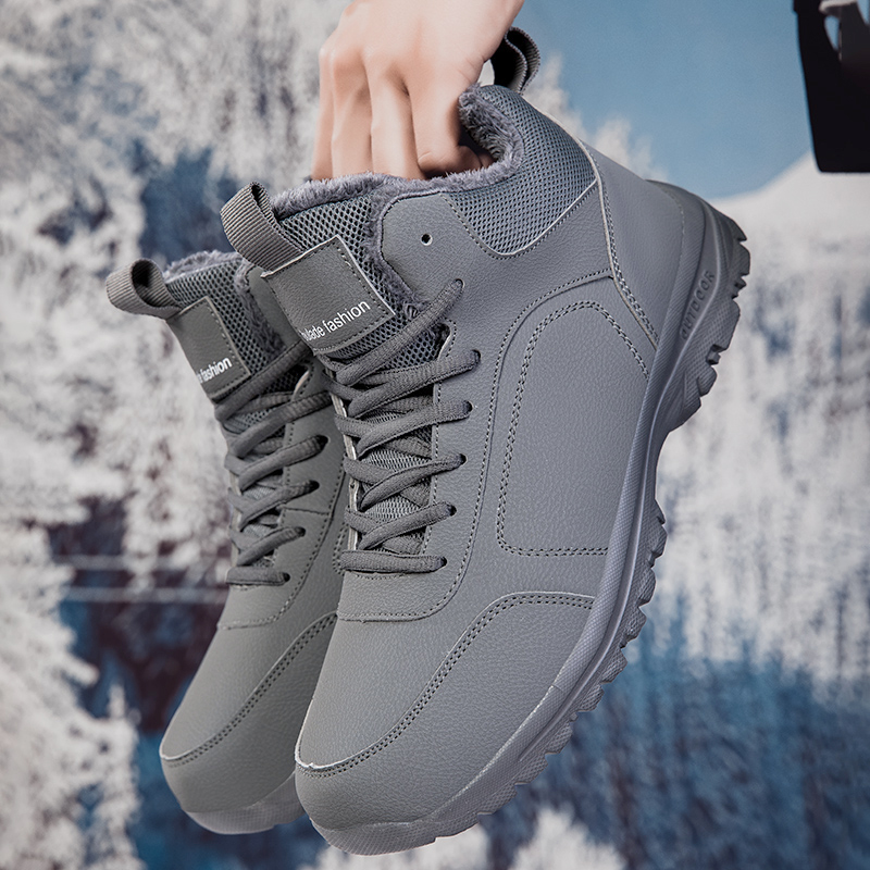 Winter Men's Boots Warm Plush  - огляд і ціна Men'S Fashion Footwear