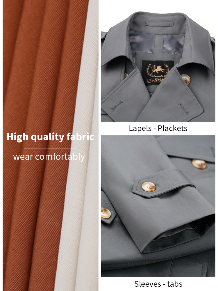 genuine windbreaker men's long - огляд і ціна Mens Fashion Young