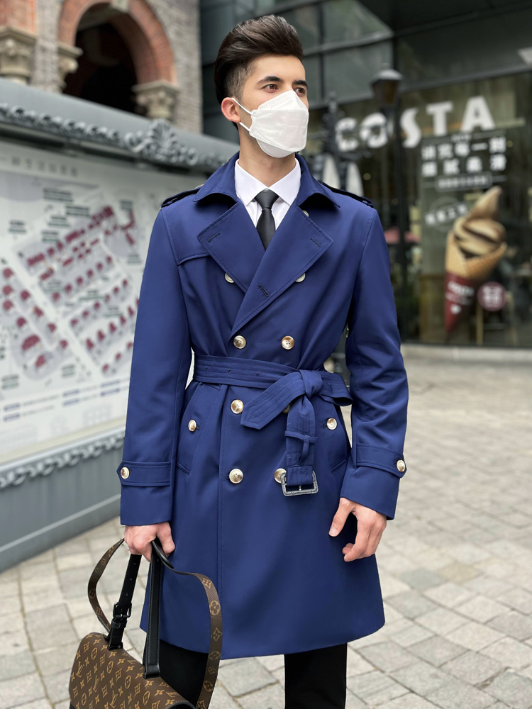 genuine windbreaker men's long - огляд і ціна Mens Fashion Young