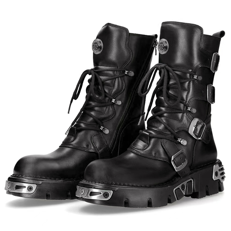men luxury fashion punk gothic - огляд і ціна Men'S Fashion Footwear