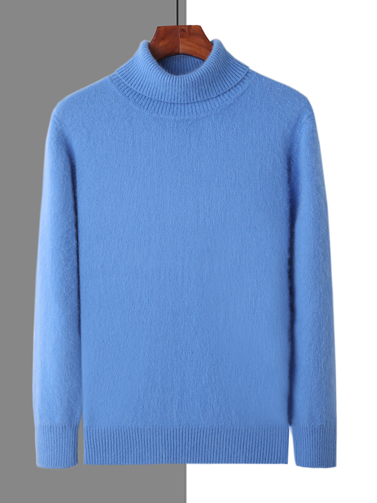 Men's 100% Mink Cashmere Sweat - огляд і ціна Turtleneck Sweater Men