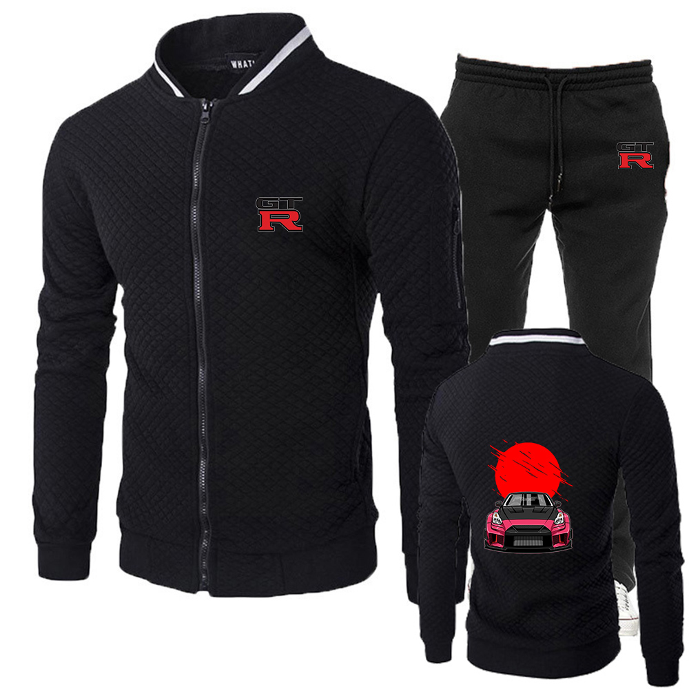 Initial D GTR R35 Print 2026 S - огляд і ціна Men'S Fashion Zipper Jacket