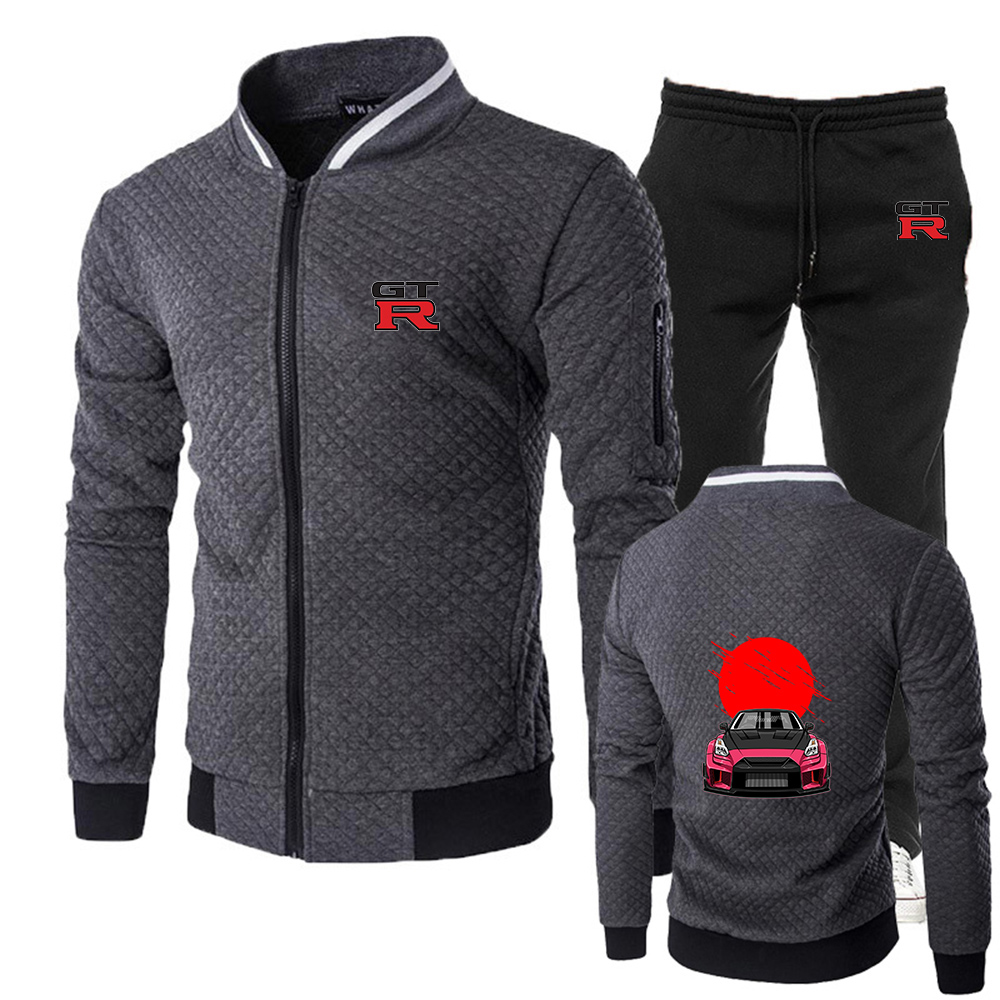 Initial D GTR R35 Print 2026 S - огляд і ціна Men'S Fashion Zipper Jacket