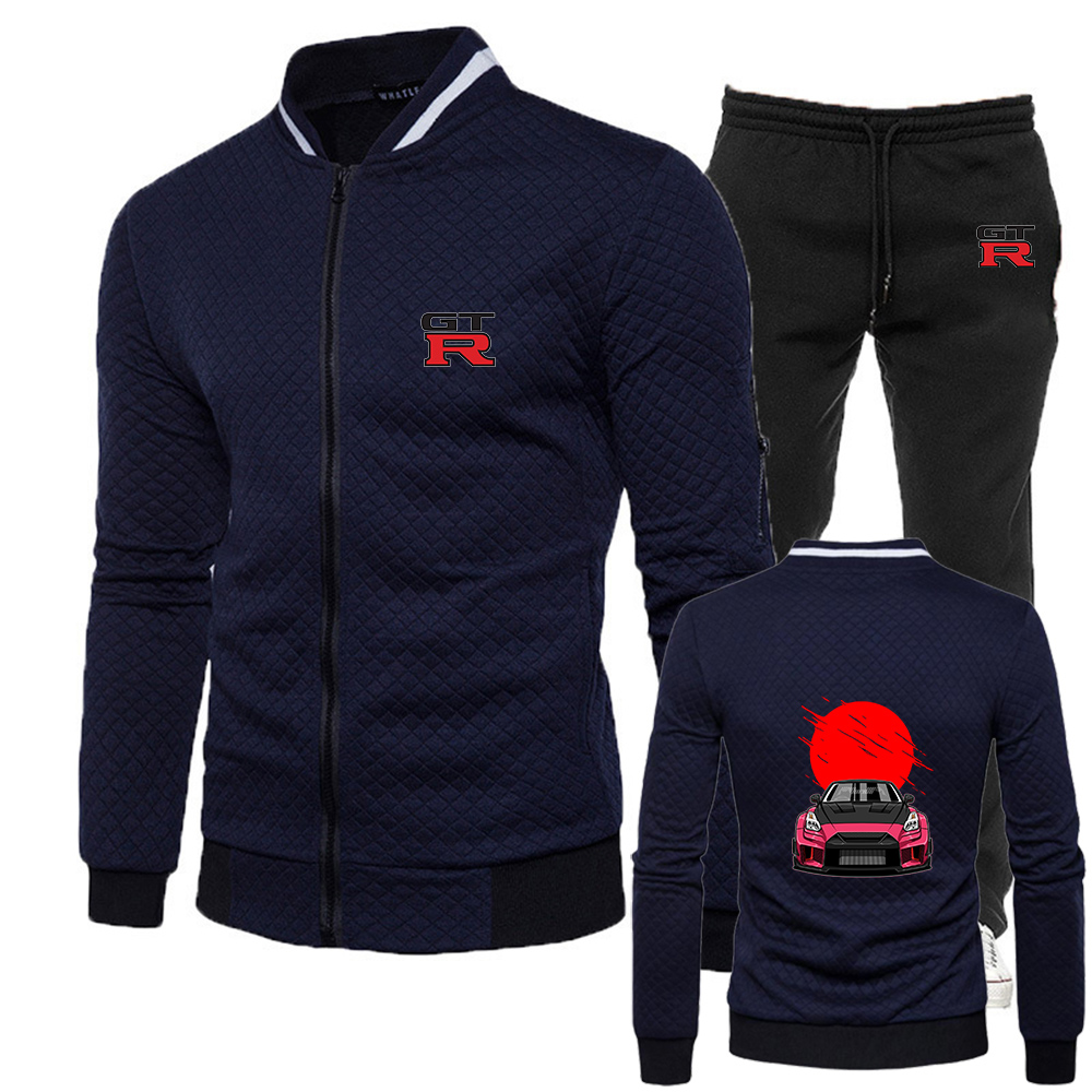 Initial D GTR R35 Print 2026 S - огляд і ціна Men'S Fashion Zipper Jacket