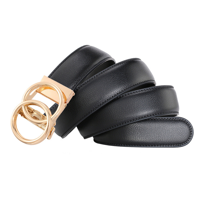 2025 Double Ring Automatic Buc - огляд і ціна Leather Belt Braided