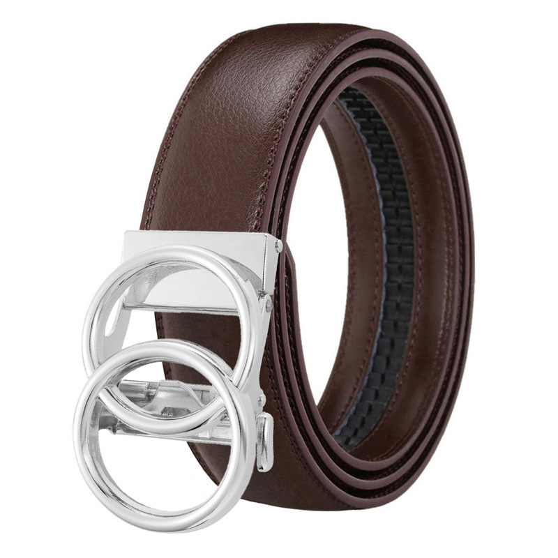 2025 Double Ring Automatic Buc - огляд і ціна Leather Belt Braided