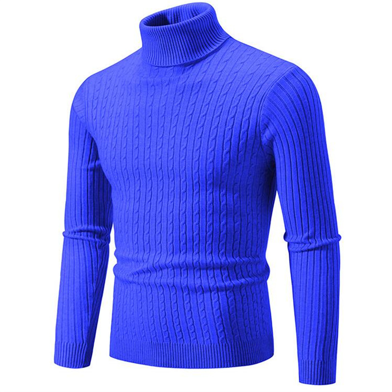 2025 New Men Solid Colour Turt - огляд і ціна Turtleneck Sweater Men