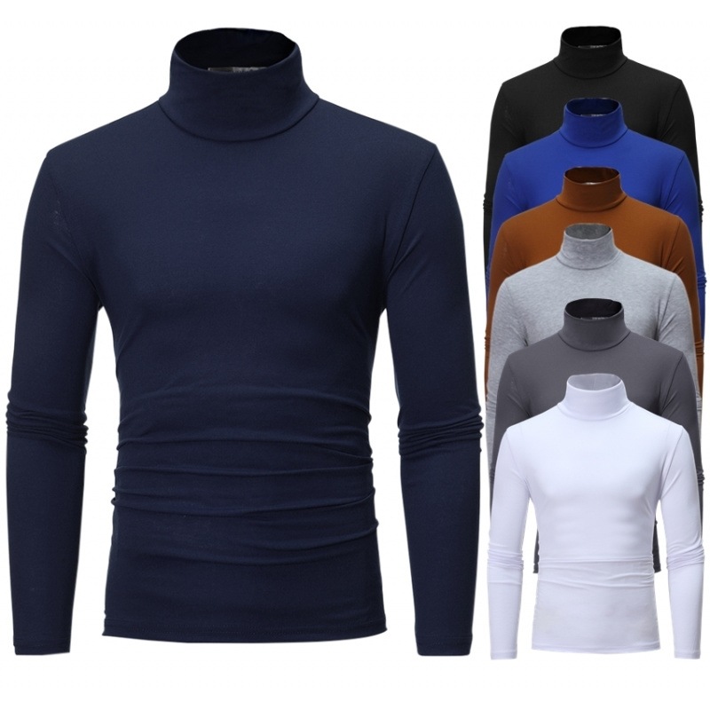 Autumn Mens High Quality Knitt - огляд і ціна Turtleneck Sweater Men
