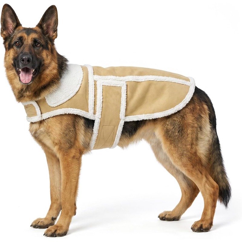 Winter Dog Coat Large Breed Sh - огляд і ціна Sherpa Jacket Fleece