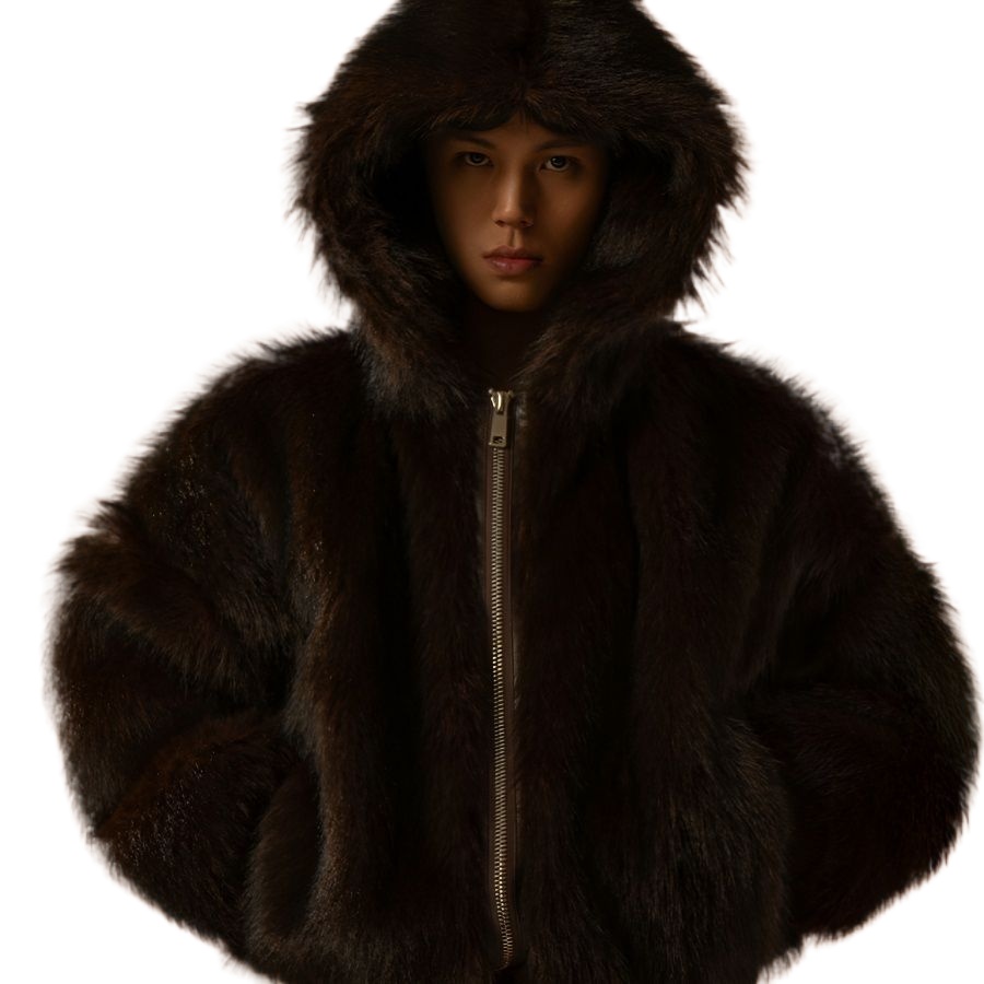 Men's Winter Warm Faux Fur Jac - огляд і ціна Men'S Fashion Zipper Jacket