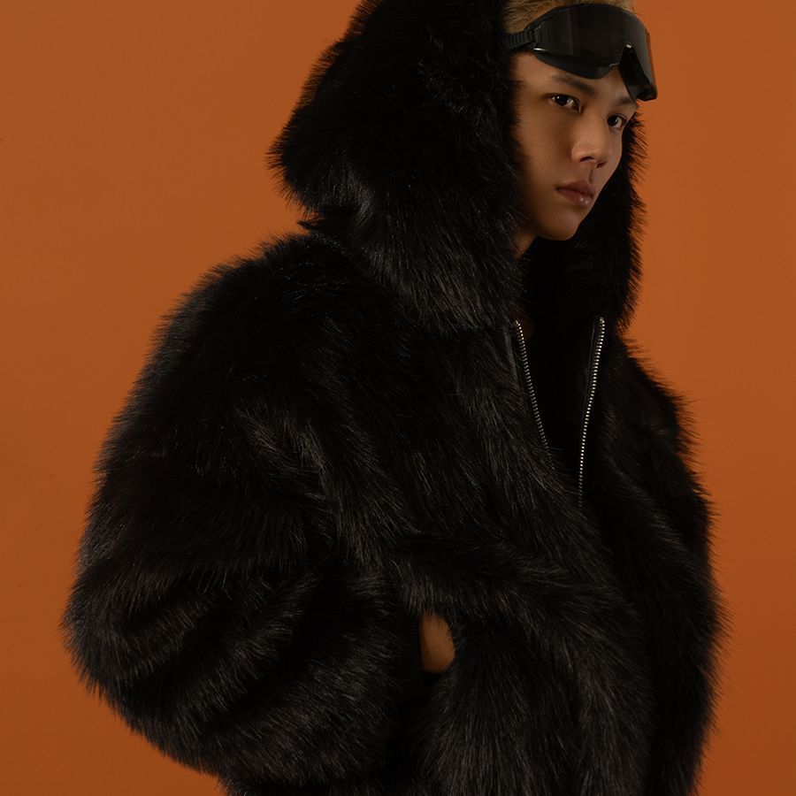 Men's Winter Warm Faux Fur Jac - огляд і ціна Men'S Fashion Zipper Jacket