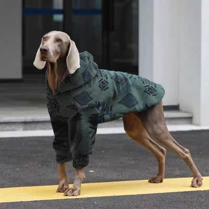 Winter Warm Hooded Dog Coat Sh - огляд і ціна Sherpa Jacket Fleece