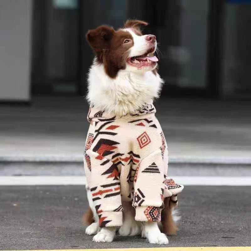 Winter Warm Hooded Dog Coat Sh - огляд і ціна Sherpa Jacket Fleece