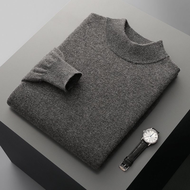 Autumn and Winter Men's Cashme - огляд і ціна Turtleneck Sweater Men