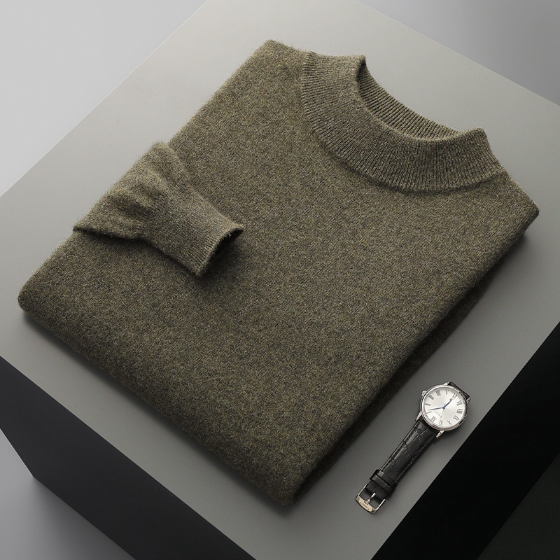 Autumn and Winter Men's Cashme - огляд і ціна Turtleneck Sweater Men