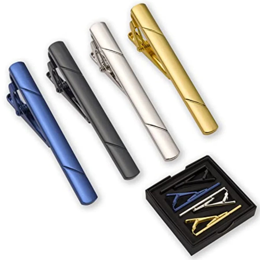 4Pcs Tie Clips For Men Tie Bar - огляд і ціна Men'S Fashion Accessories