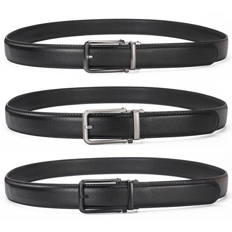 New men's cowhide automatic bu - огляд і ціна Leather Belt Braided