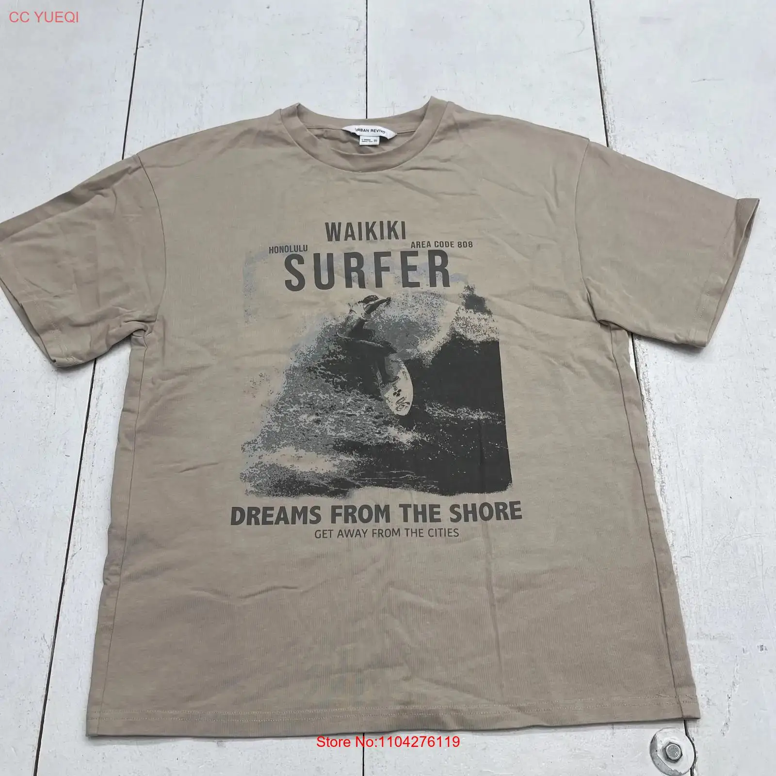 URBAN REVIVO Waikiki Surfer T  - огляд і ціна Mens Fashion Urban