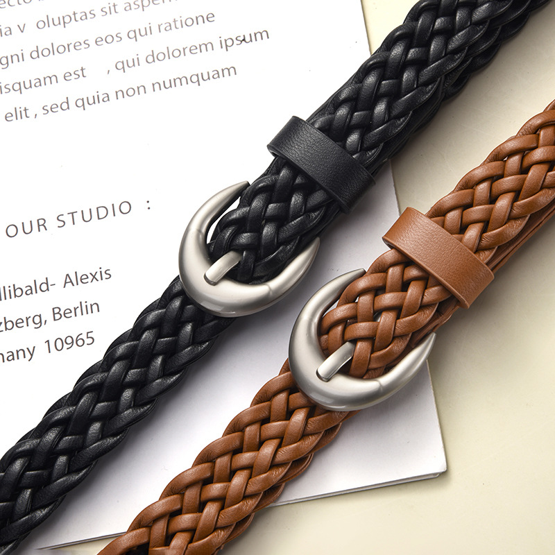 Fashionable Braided Vintage Pi - огляд і ціна Leather Belt Braided
