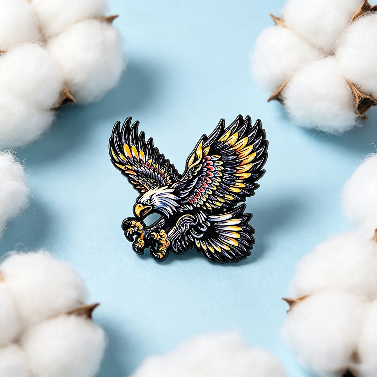 9pcs Flying Eagle Enamel Pin B - огляд і ціна Men'S Fashion Accessories