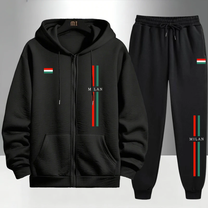 2026 Italy Printed Men's Set Z - огляд і ціна Mens Fashion Urban
