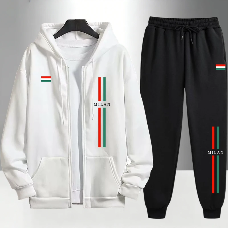 2026 Italy Printed Men's Set Z - огляд і ціна Mens Fashion Urban